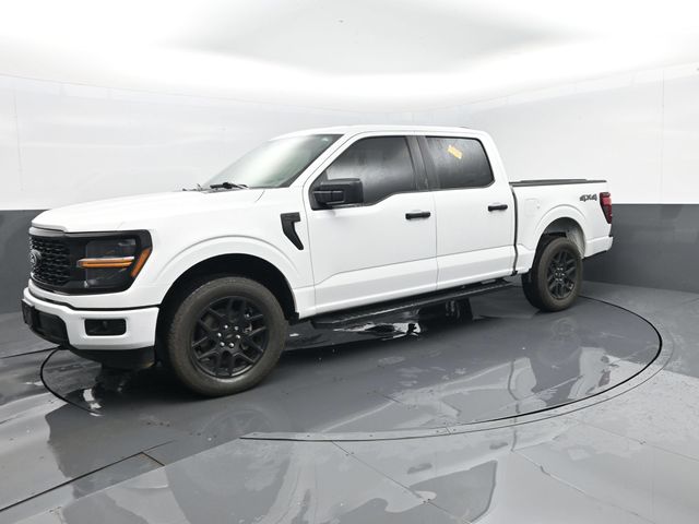 White 2024 Ford F-150 Pickup Truck Four-Wheel Drive Automatic