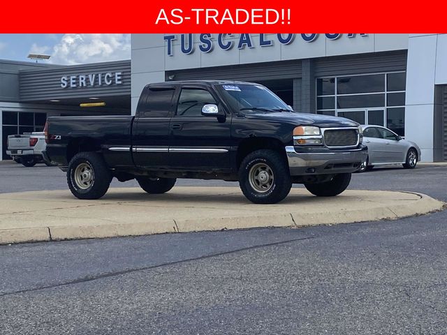 Onyx Black 2001 GMC Sierra 1500 Pickup Truck Four-Wheel Drive 4-Speed Automatic Overdrive