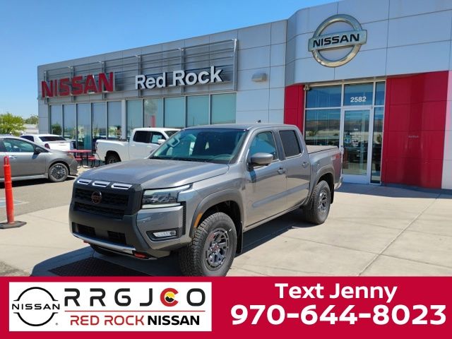 Gray (Gun Metallic) 2026 Nissan Frontier Pickup Truck Four-Wheel Drive 9-Speed Automatic Overdrive