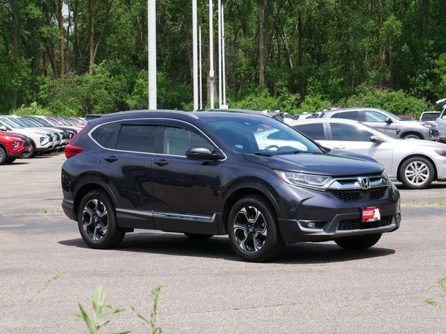 Gray (Gunmetal Metallic) 2017 Honda CR-V Touring AWD SUV / Crossover All-Wheel Drive Continuously Variable Transmission