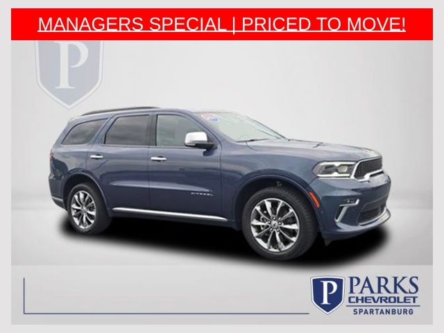 Blue Pearl 2021 Dodge Durango Citadel AWD SUV / Crossover All-Wheel Drive 8-Speed Automatic