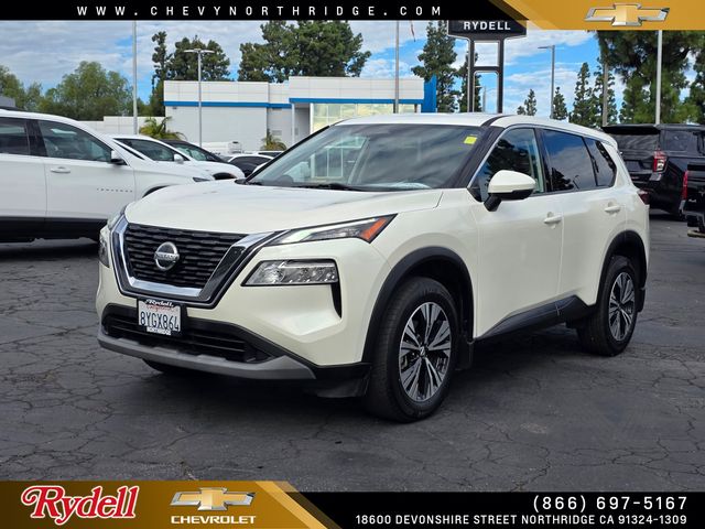 Pearl White 2021 Nissan Rogue SUV / Crossover Front-Wheel Drive Continuously Variable Transmission