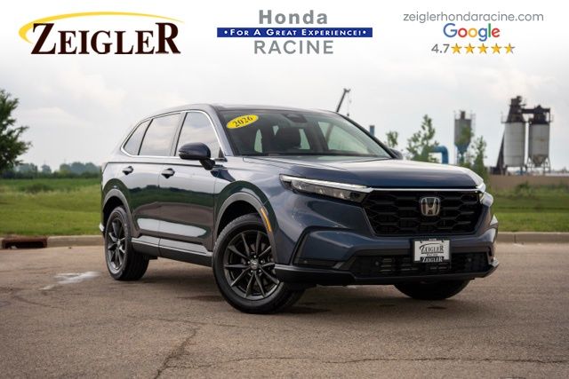 Canyon River Blue Metallic 2026 Honda CR-V SUV / Crossover All-Wheel Drive Continuously Variable Transmission