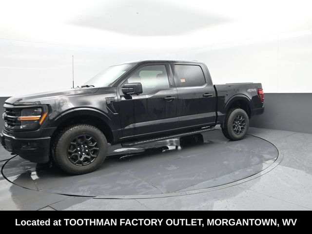 Black 2024 Ford F-150 Pickup Truck Four-Wheel Drive Automatic