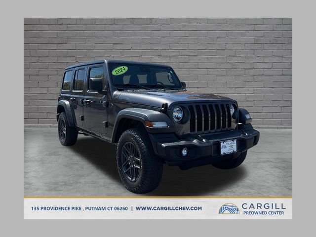 Gray (Granite Crystal Metallic Clearcoat) 2024 Jeep Wrangler SUV / Crossover Four-Wheel Drive 8-Speed Automatic