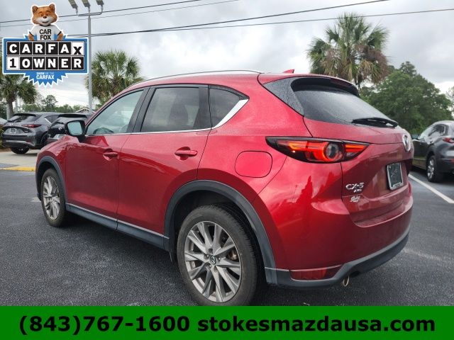 2021 Mazda CX-5 Grand Touring Red at Stokes Mazda