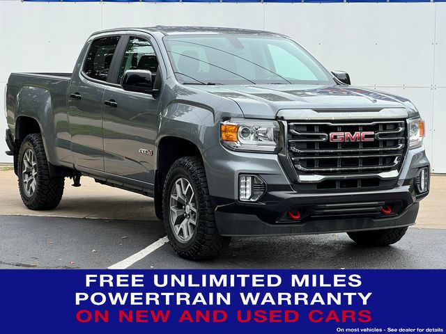 Gray 2022 GMC Canyon Pickup Truck Four-Wheel Drive 8-Speed Automatic