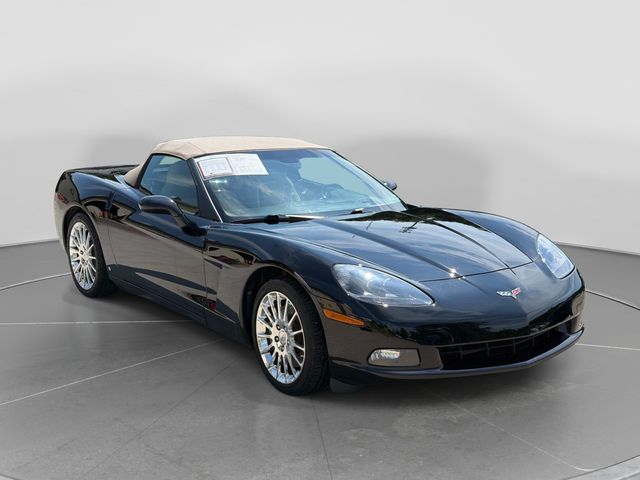 Black 2009 Chevrolet Corvette 4LT Convertible RWD Convertible Rear-Wheel Drive 6-Speed Automatic