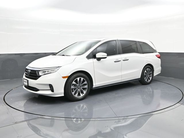 White 2023 Honda Odyssey EX-L FWD Minivan Front-Wheel Drive Automatic