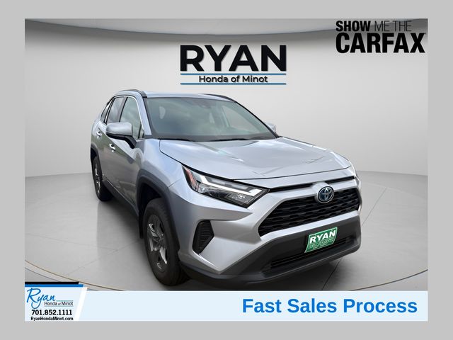 Silver Sky Metallic 2024 Toyota RAV4 Hybrid SUV / Crossover All-Wheel Drive Continuously Variable Transmission