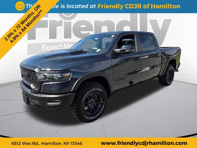 Forged Blue Metallic 2026 RAM 1500 Rebel Crew Cab 4WD Pickup Truck Four-Wheel Drive 8-Speed Automatic