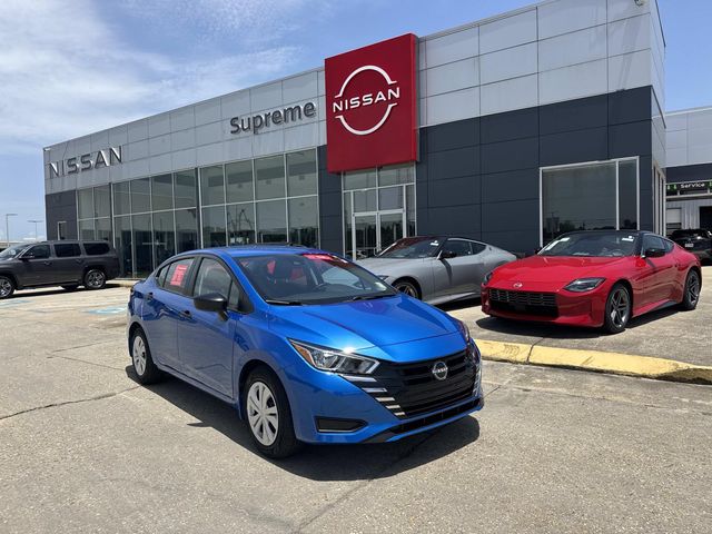 Electric Blue Metallic 2024 Nissan Versa Sedan Front-Wheel Drive Continuously Variable Transmission