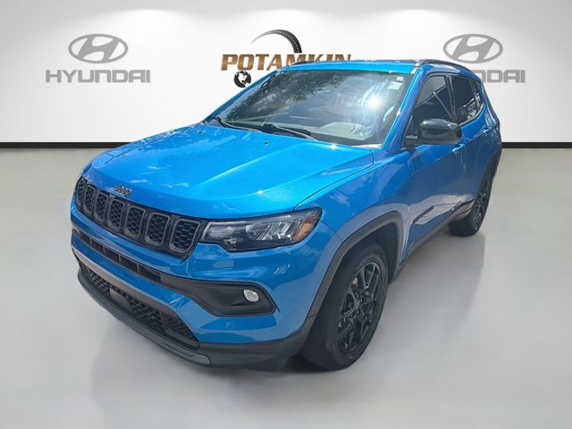 Hydro Blue Pearlcoat 2025 Jeep Compass SUV / Crossover Four-Wheel Drive 8-Speed Automatic