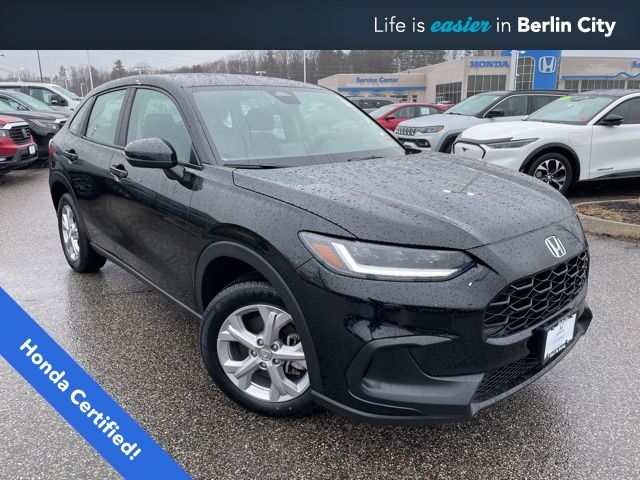 Crystal Black Pearl 2023 Honda HR-V LX AWD SUV / Crossover All-Wheel Drive Continuously Variable Transmission