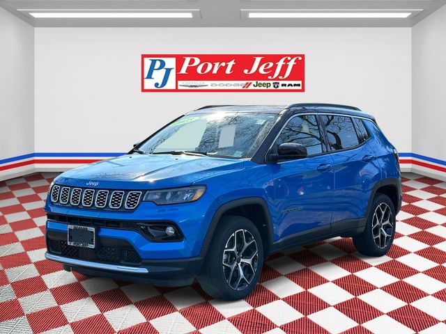 Hydro Blue Pearlcoat 2025 Jeep Compass Limited 4WD SUV / Crossover Four-Wheel Drive 8-Speed Automatic