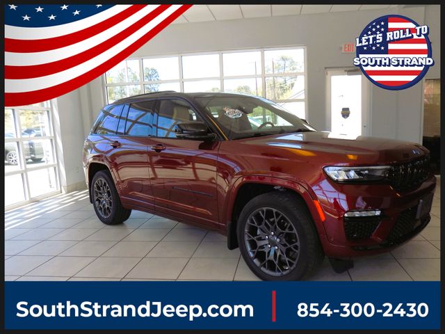 Velvet Red Pearlcoat 2023 Jeep Grand Cherokee 4xe Summit Reserve 4WD SUV / Crossover Four-Wheel Drive 8-Speed Automatic