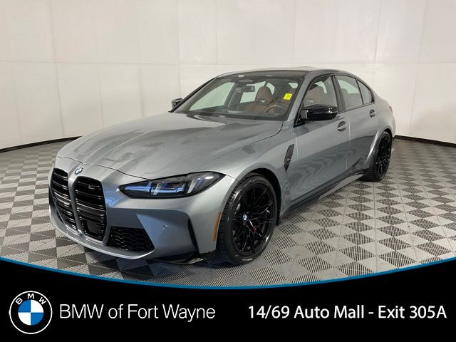 Skyscraper Gray Metallic 2025 BMW M3 Competition xDrive Sedan All-Wheel Drive 8-Speed Automatic