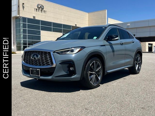 Slate Gray 2024 INFINITI QX55 SUV / Crossover All-Wheel Drive Continuously Variable Transmission