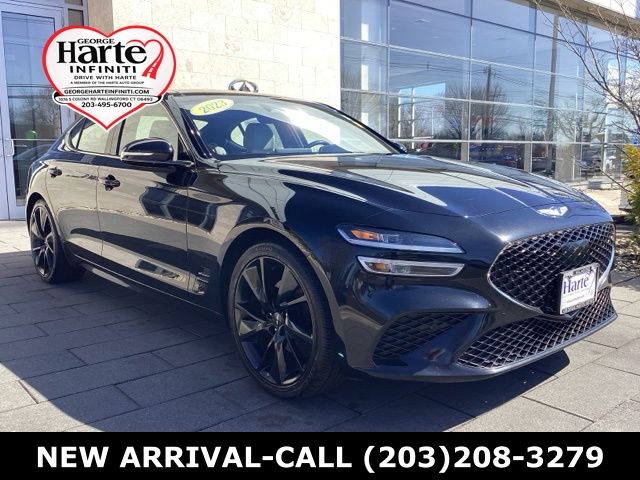 Vik Black 2023 Genesis G70 2.0T RWD Sedan Rear-Wheel Drive 8-Speed Automatic