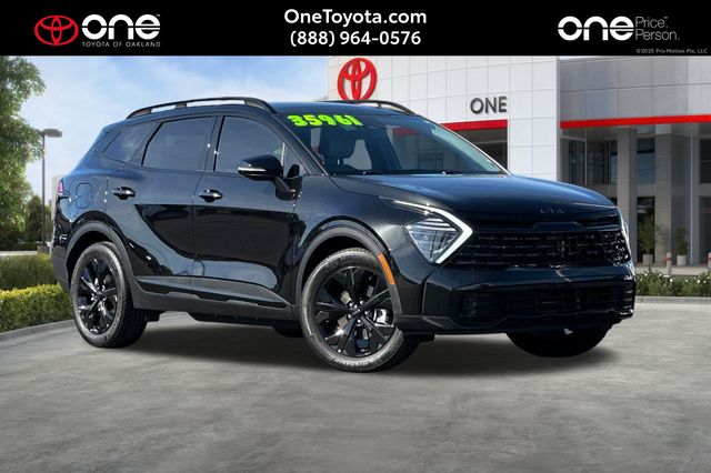 Fusion Black 2025 Kia Sportage Hybrid Plug-In X-Line AWD SUV / Crossover All-Wheel Drive 6-Speed Automatic
