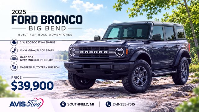 2025 Ford Bronco Big Bend 4-Door 4WD