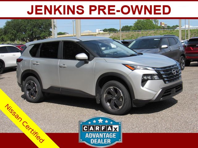 Brilliant Silver Metallic 2024 Nissan Rogue SUV / Crossover Front-Wheel Drive Continuously Variable Transmission