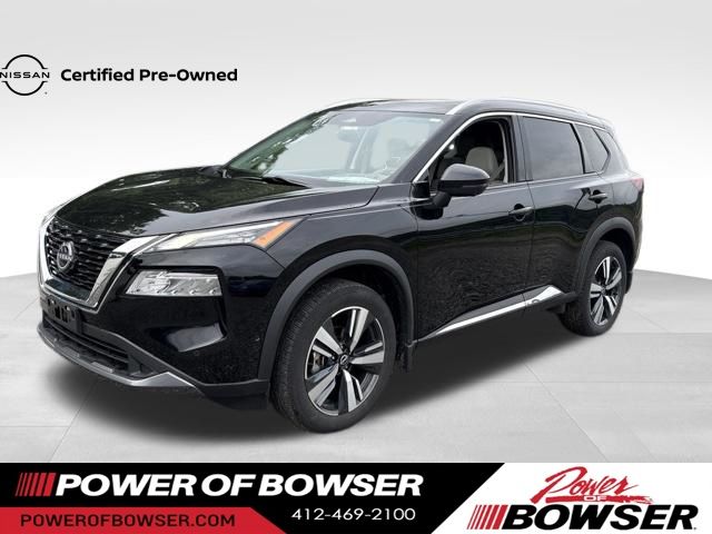 Super Black 2023 Nissan Rogue SUV / Crossover All-Wheel Drive Continuously Variable Transmission