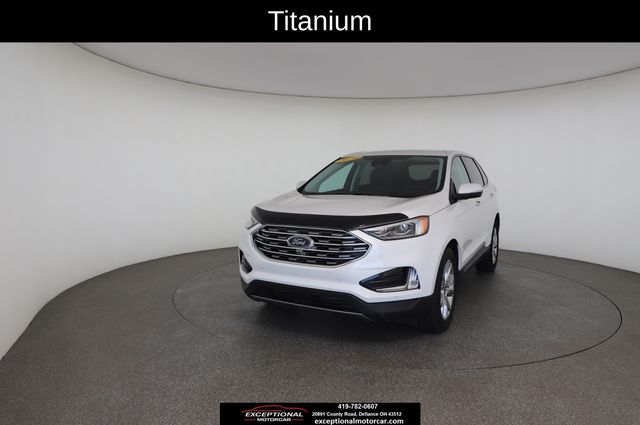 White Metallic 2024 Ford Edge SUV / Crossover All-Wheel Drive 8-Speed Automatic