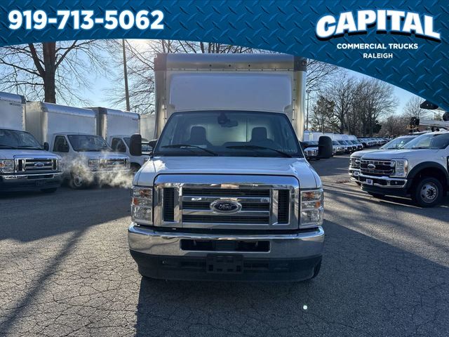New 2025 White Ford 14FT BOX/SIDE DOOR image 3