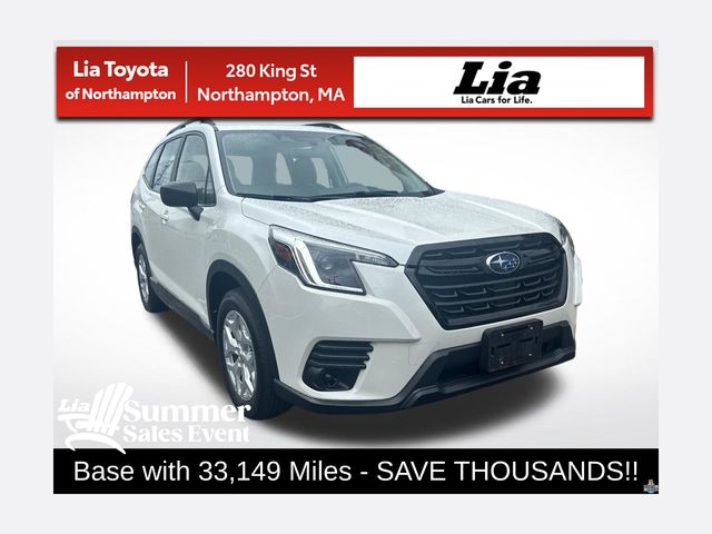 Crystal White Pearl 2024 Subaru Forester SUV / Crossover All-Wheel Drive Continuously Variable Transmission