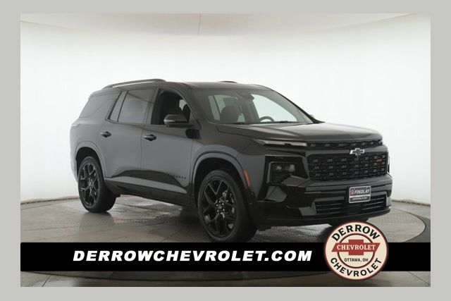 Black 2025 Chevrolet Traverse RS AWD SUV / Crossover Four-Wheel Drive 8-Speed Automatic