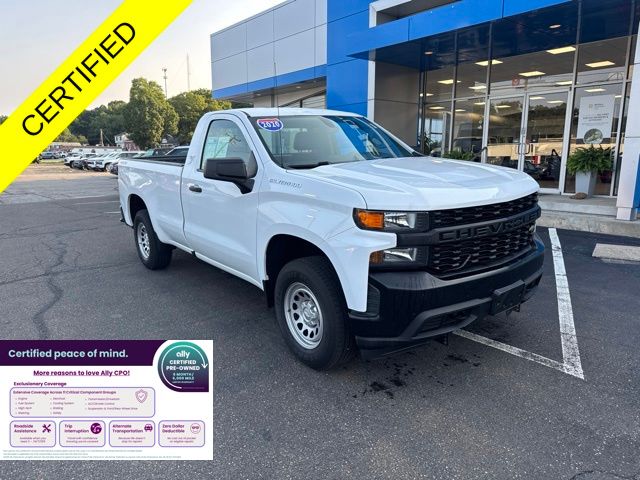 Summit White 2020 Chevrolet Silverado 1500 Pickup Truck Four-Wheel Drive 6-Speed Automatic Overdrive