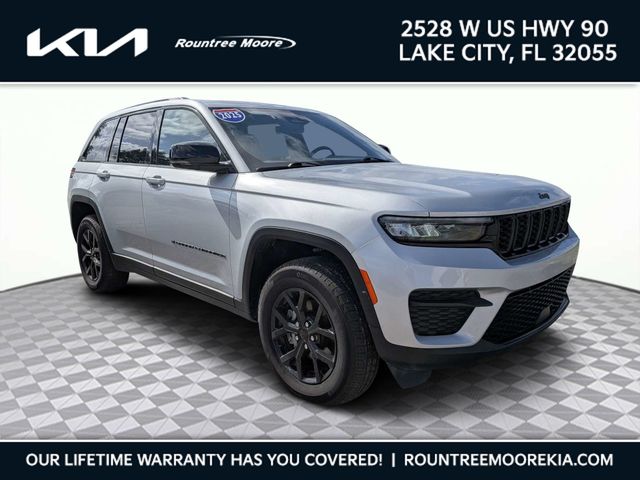Silver 2025 Jeep Grand Cherokee SUV / Crossover Four-Wheel Drive 8-Speed Automatic