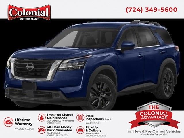 Deep Ocean Blue Pearl 2023 Nissan Pathfinder SV 4WD SUV / Crossover All-Wheel Drive 9-Speed Automatic