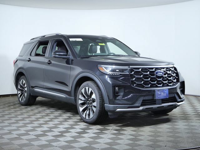 Agate Black Metallic 2025 Ford Explorer SUV / Crossover All-Wheel Drive Automatic