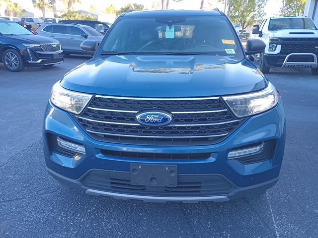 Blue Metallic 2020 Ford Explorer XLT RWD SUV / Crossover Rear-Wheel Drive Automatic