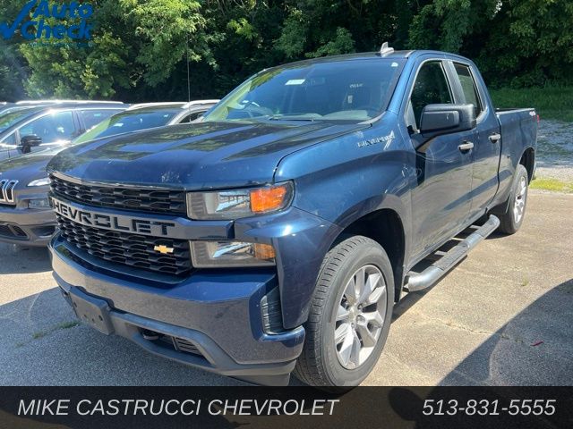 Northsky Blue Metallic 2020 Chevrolet Silverado 1500 Pickup Truck Four-Wheel Drive 6-Speed Automatic Overdrive