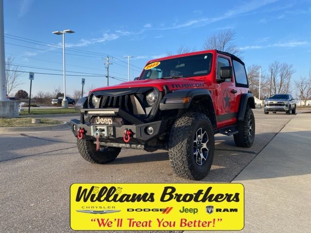 2022 Jeep Wrangler Rubicon - Firecracker Red Clearcoat exterior view 1