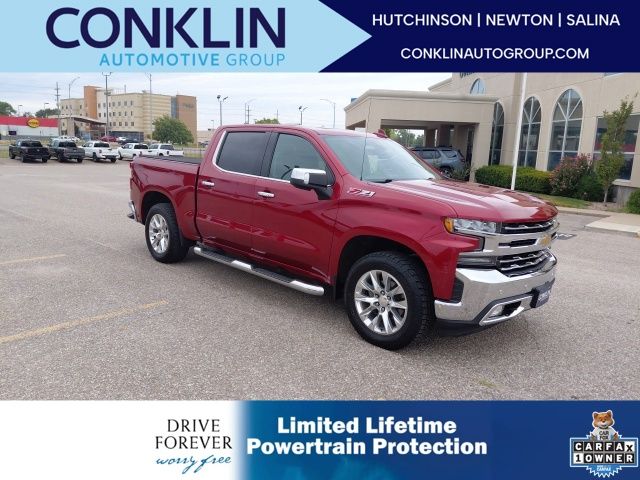 Cajun Red Tintcoat 2019 Chevrolet Silverado 1500 Pickup Truck Four-Wheel Drive 8-Speed Automatic
