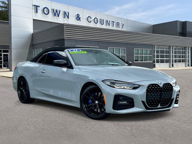 Brooklyn Gray Metallic 2023 BMW 4 Series Convertible All-Wheel Drive 8-Speed Automatic