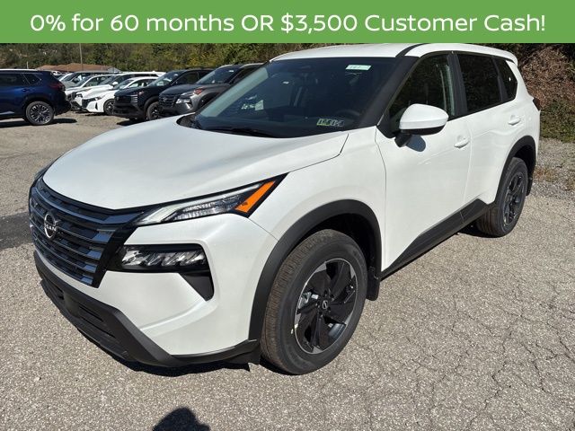 Everest White Pearl Tricoat 2026 Nissan Rogue SV AWD SUV / Crossover All-Wheel Drive Continuously Variable Transmission