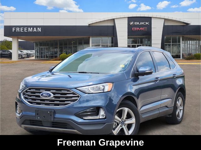 Blue Metallic 2019 Ford Edge SEL FWD SUV / Crossover Front-Wheel Drive 8-Speed Automatic