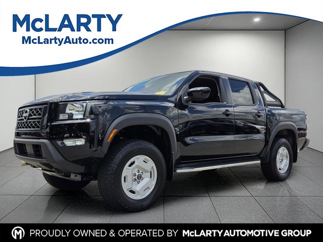 Super Black 2024 Nissan Frontier Pickup Truck Four-Wheel Drive 9-Speed Automatic Overdrive