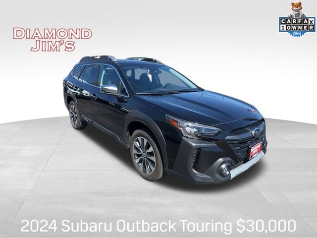 Crystal Black Silica 2024 Subaru Outback Touring AWD SUV / Crossover All-Wheel Drive Continuously Variable Transmission