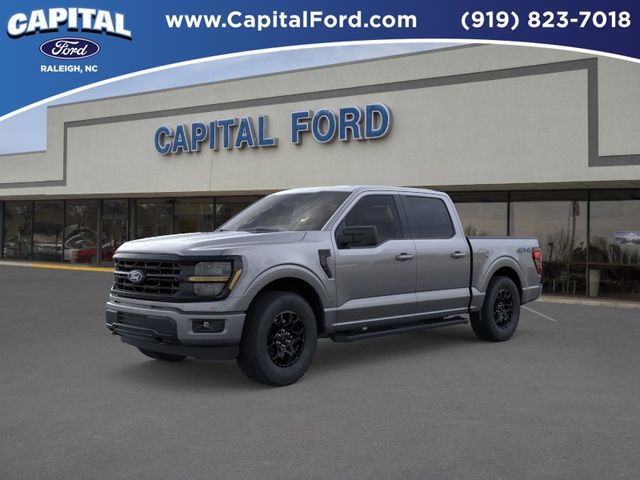 Gray Metallic 2026 Ford F-150 XLT SuperCrew 4WD Pickup Truck Four-Wheel Drive Automatic