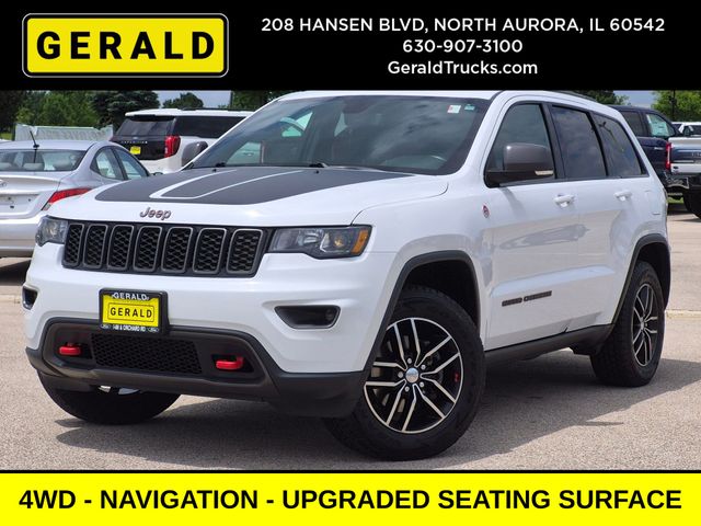 Bright White Clearcoat 2018 Jeep Grand Cherokee SUV / Crossover Four-Wheel Drive 8-Speed Automatic