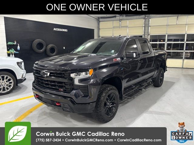Dark Ash Metallic 2022 Chevrolet Silverado 1500 Pickup Truck Four-Wheel Drive Automatic