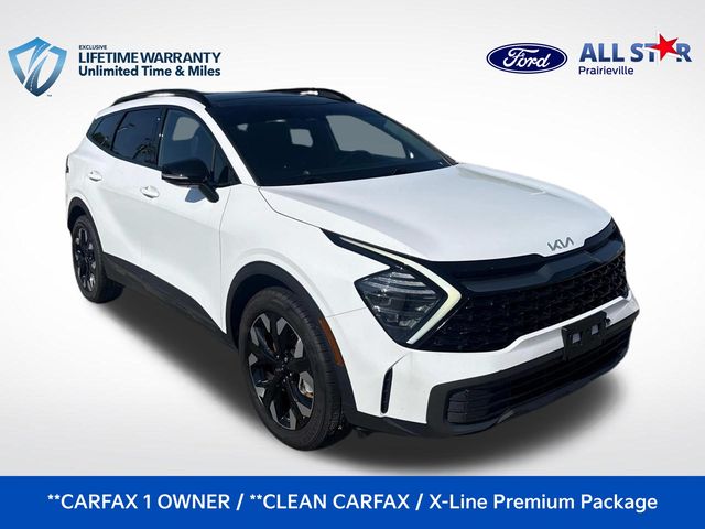 Glacial White Pearl 2024 Kia Sportage SUV / Crossover All-Wheel Drive 8-Speed Automatic