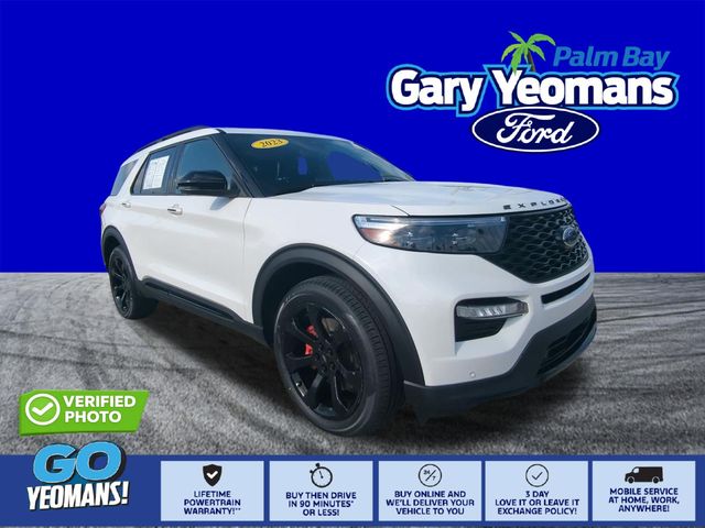 White Metallic 2023 Ford Explorer SUV / Crossover All-Wheel Drive Automatic