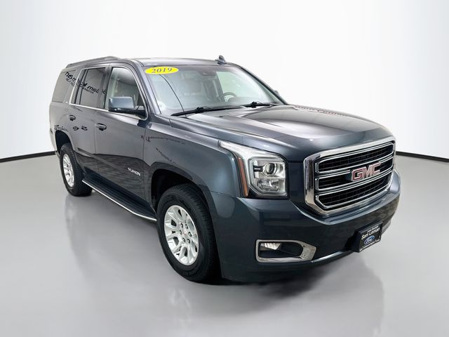 Gray (Dark Sky Metallic) 2019 GMC Yukon SUV / Crossover Four-Wheel Drive 6-Speed Automatic Overdrive